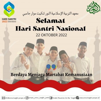 Selamat Hari Santri 22 Oktober 2022