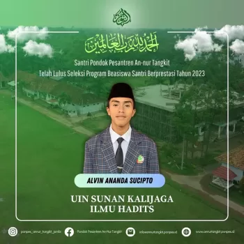 Penerima Program Beasiswa Santri Berprestasi (PBSB)
