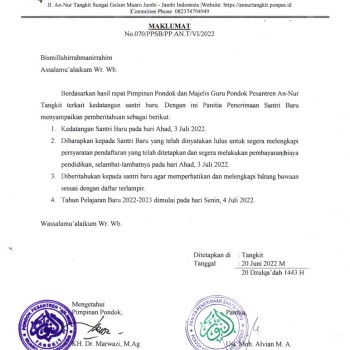 Maklumat 23 juni 2022